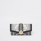 River Island Womens Printed Jaguar Clip Top Purse