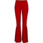 River Island Womens Flared High Waisted Jersey Trousers