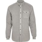 River Island Mens Washed Slim Fit Button-down Shirt