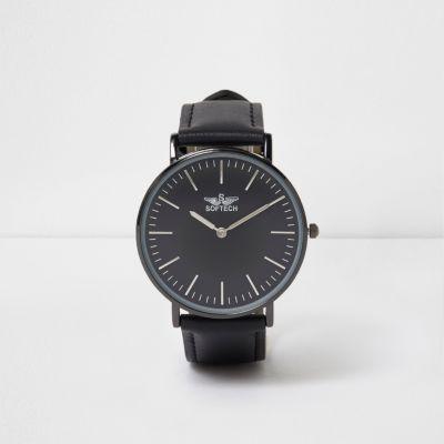 River Island Mens Strap Round Face Watch