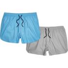 River Island Mens And Blue Swim Trunks Pack