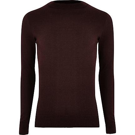 River Island Mens Muscle Fit Turtle Neck Jumper
