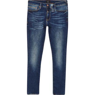 River Island Mens Plain Super Skinny Jeans