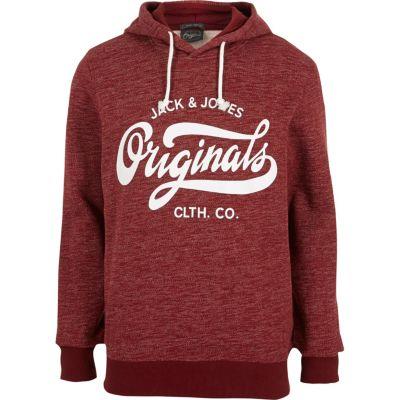 River Island Mens Jack & Jones Print Hoodie