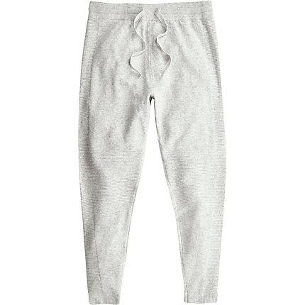 River Island Mens Knit Slim Fit Joggers