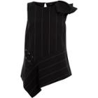 River Island Womens Stripe Eyelet Side Sleeveless Top