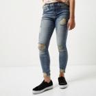 River Island Womens Petite Paint Splatter Molly Jeggings