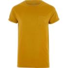 River Island Mens Big And Tall Crew Pocket T-shirt
