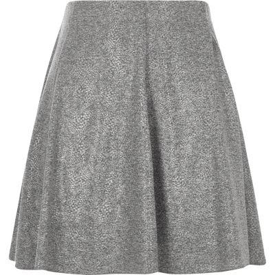 River Island Womens Melange Flippy Mini Skirt