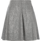 River Island Womens Melange Flippy Mini Skirt