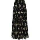 River Island Womens Floral Print Tiered Maxi Skirt