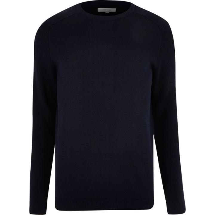River Island Mensnavy Essential Jumper