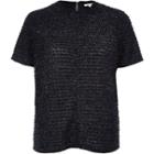 River Island Womens Glittery Textured T-shirt