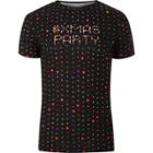 River Island Mens Lights Slim Fit 'xmas Party' T-shirt