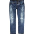 River Island Mens Big And Tall Ripped Slim Fit Jeans