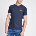 River Island Mens Superdry Logo Embroidered T-shirt