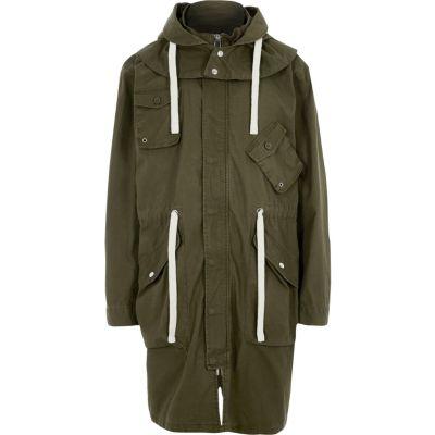 River Island Mens Design Forum Parka