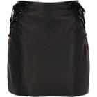 River Island Womens Faux Leather Corset Mini Skirt