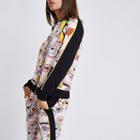River Island Womens Floral Zip Through Tracksuit Top