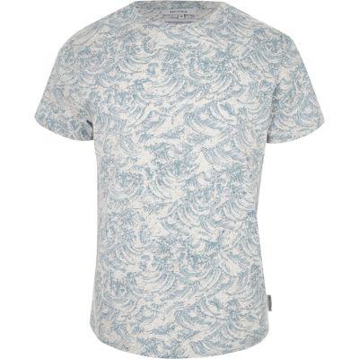 Mens Bellfield Wave Print T-shirt