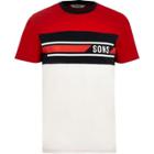 River Island Mens Only And Sons Block Print T-shirt