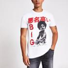 River Island Mens Notorious B.i.g. Print Short Sleeve T-shirt