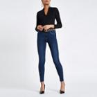 River Island Womens V Neck Fitted Long Sleeve Bodysuit