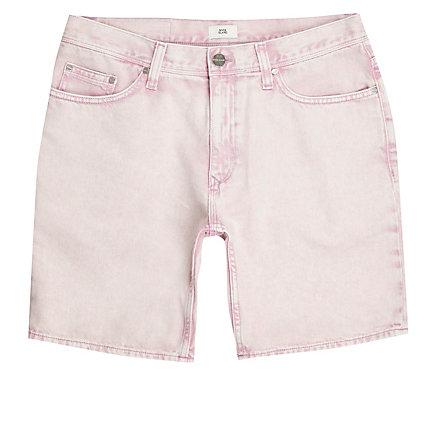 River Island Mens Dylan Wash Slim Fit Shorts