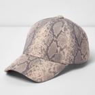 River Island Womens Snake Print Cap