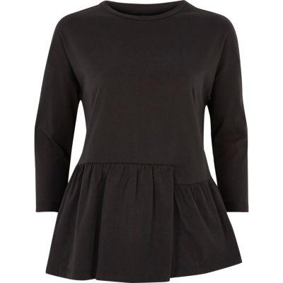 River Island Womens Split Peplum Top