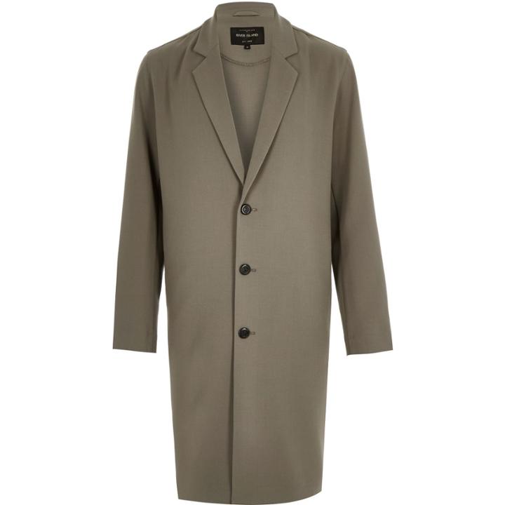 River Island Menslight Longline Duster Jacket