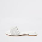 River Island Womens White Embellished Sandals