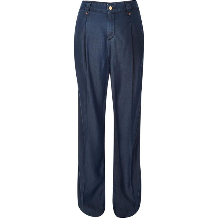 River Island Womens Tencel Denim Wide Leg Pants