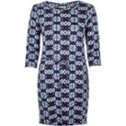 River Island Womens Geometric Belted Bodycon Tunic