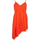 River Island Womens Ri Plus Asymmetric Slip Dress