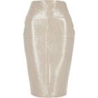 River Island Womens Vinyl Pencil Skirt