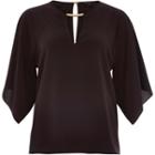 River Island Womens Cut-out Front Kimono Top