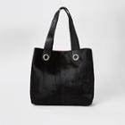 River Island Womens Leather Slouch Shopper Bag