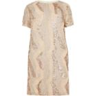 River Island Womens Plus Sequin Embellished T-shirt Dress