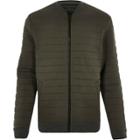 River Island Mens Quilted Bomber Jacket