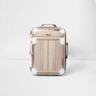 River Island Womens Mixed Texture Panelled Suitcase