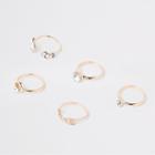 River Island Womens Gold Tone Finger Top Ring Multipack