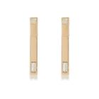 River Island Womens Gold Tone Long Bar Earrings