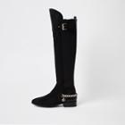 River Island Womens Chain Detail Knee High Boots