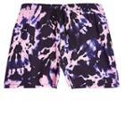 River Island Mens Tie Dye Slim Fit Shorts