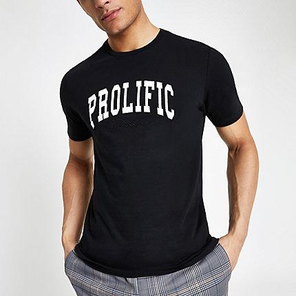 River Island Mens 'prolific' Short Sleeve Slim T-shirt