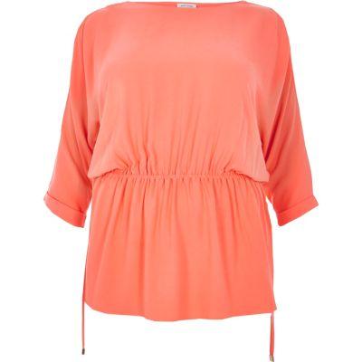 River Island Womens Ri Plus Cold Shoulder Tunic