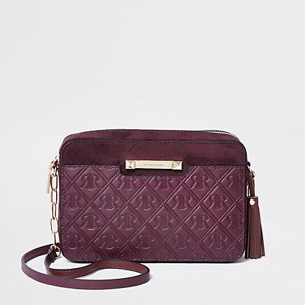 River Island Womens Ri Monogram Cross Body