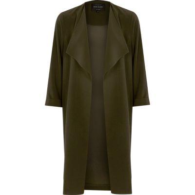 River Island Womens Popper Side Duster Coat