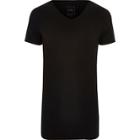 River Island Mens Scoop V Neck Muscle Fit T-shirt
